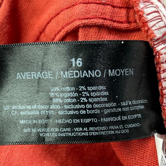 New Gloria Vanderbilt Amanda Jeans Womens 16 Autumn Blaze Stretch Denim Original - Picture 8 of 11